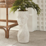Napa Weathered Limestone Finish WEATHERED GARDEN FEMALE BUST PLANTER