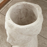 Napa Weathered Limestone Finish WEATHERED GARDEN FEMALE BUST PLANTER