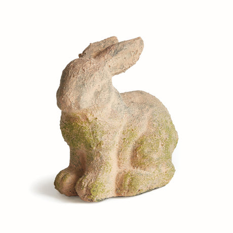 Napa Moss Terracotta Finish WEATHERED GARDEN RABBIT SMALL