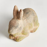 Napa Moss Terracotta Finish WEATHERED GARDEN RABBIT LARGE