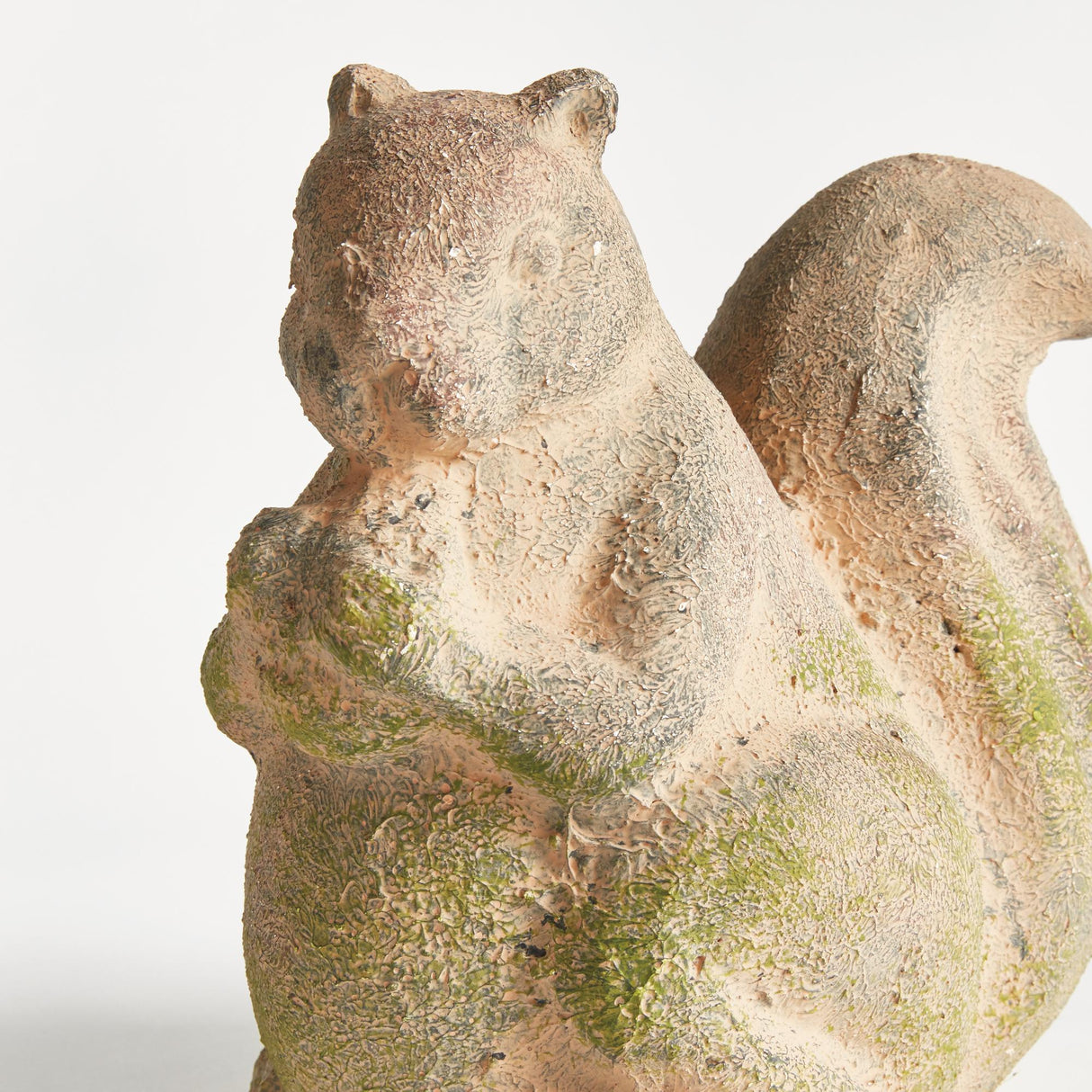 Napa Moss Terracotta Finish WEATHERED GARDEN SQUIRREL