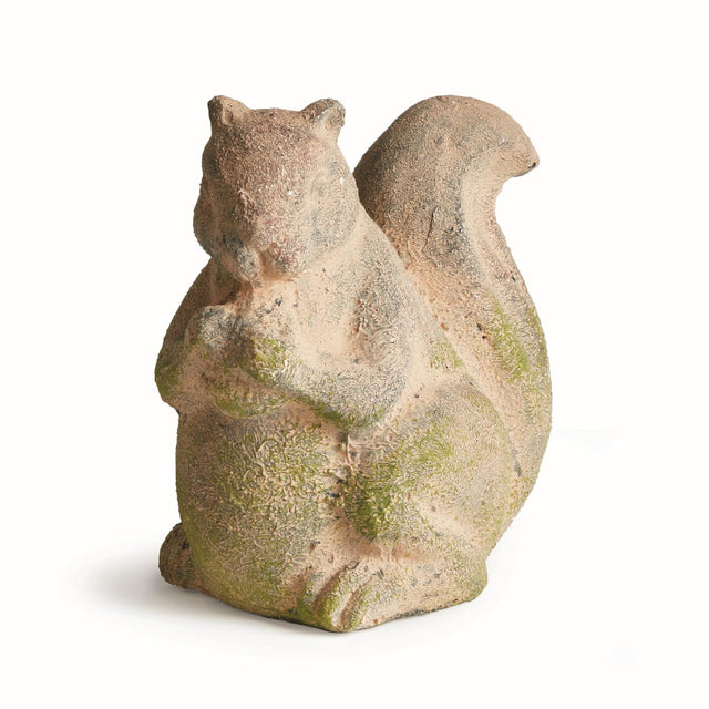 Napa Moss Terracotta Finish WEATHERED GARDEN SQUIRREL