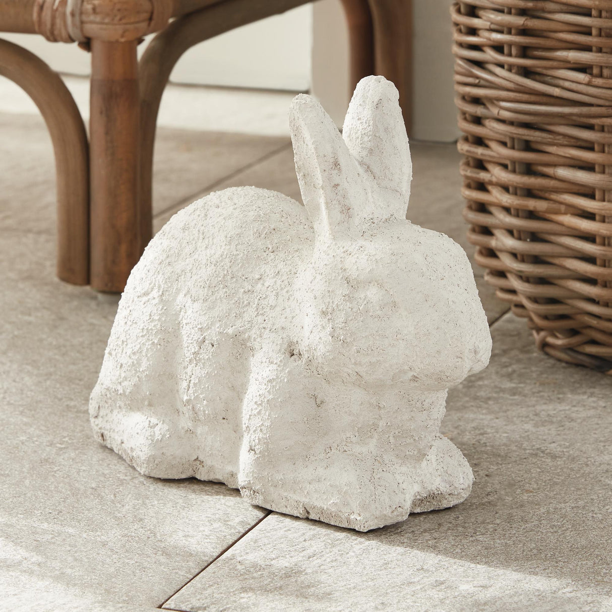 Napa Weathered Limestone Finish WEATHERED GARDEN RABBIT LARGE