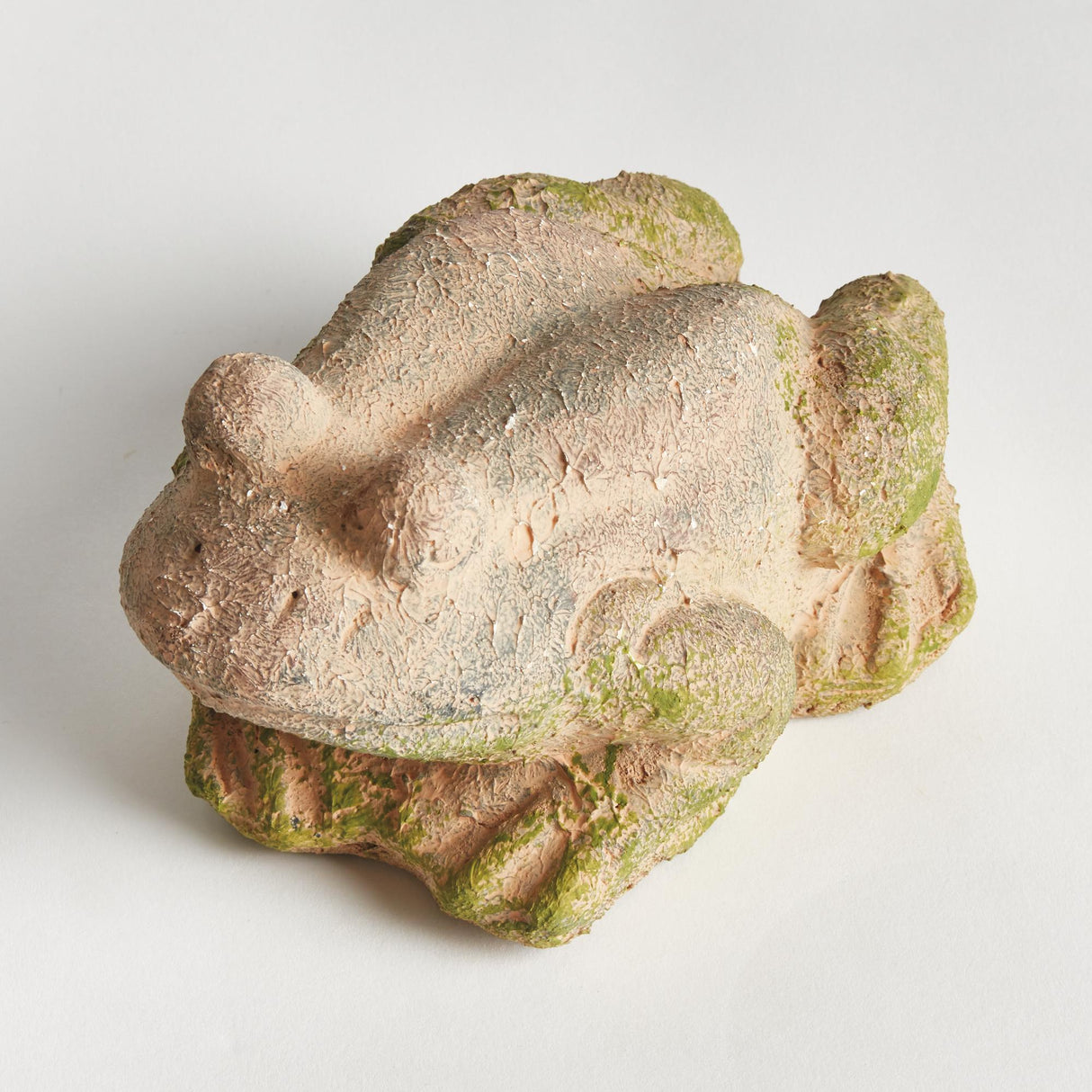 Napa Moss Terracotta Finish WEATHERED GARDEN FROG