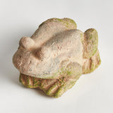Napa Moss Terracotta Finish WEATHERED GARDEN FROG