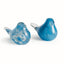 Napa Transparent Blue LITTLE FINCHES, SET OF 2