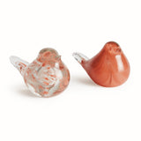 Napa Transparent Melon LITTLE FINCHES, SET OF 2