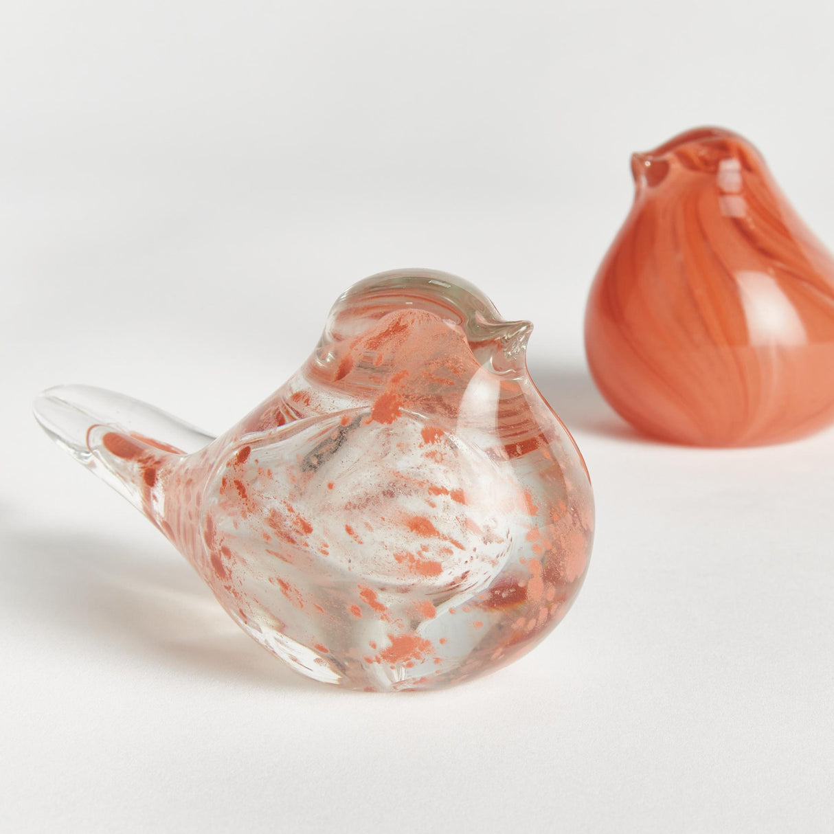 Napa Transparent Melon LITTLE FINCHES, SET OF 2