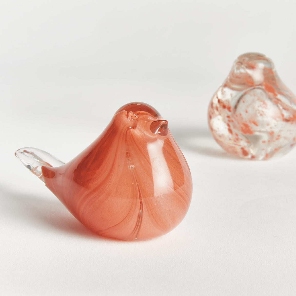Napa Transparent Melon LITTLE FINCHES, SET OF 2