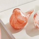 Napa Transparent Melon LITTLE FINCHES, SET OF 2