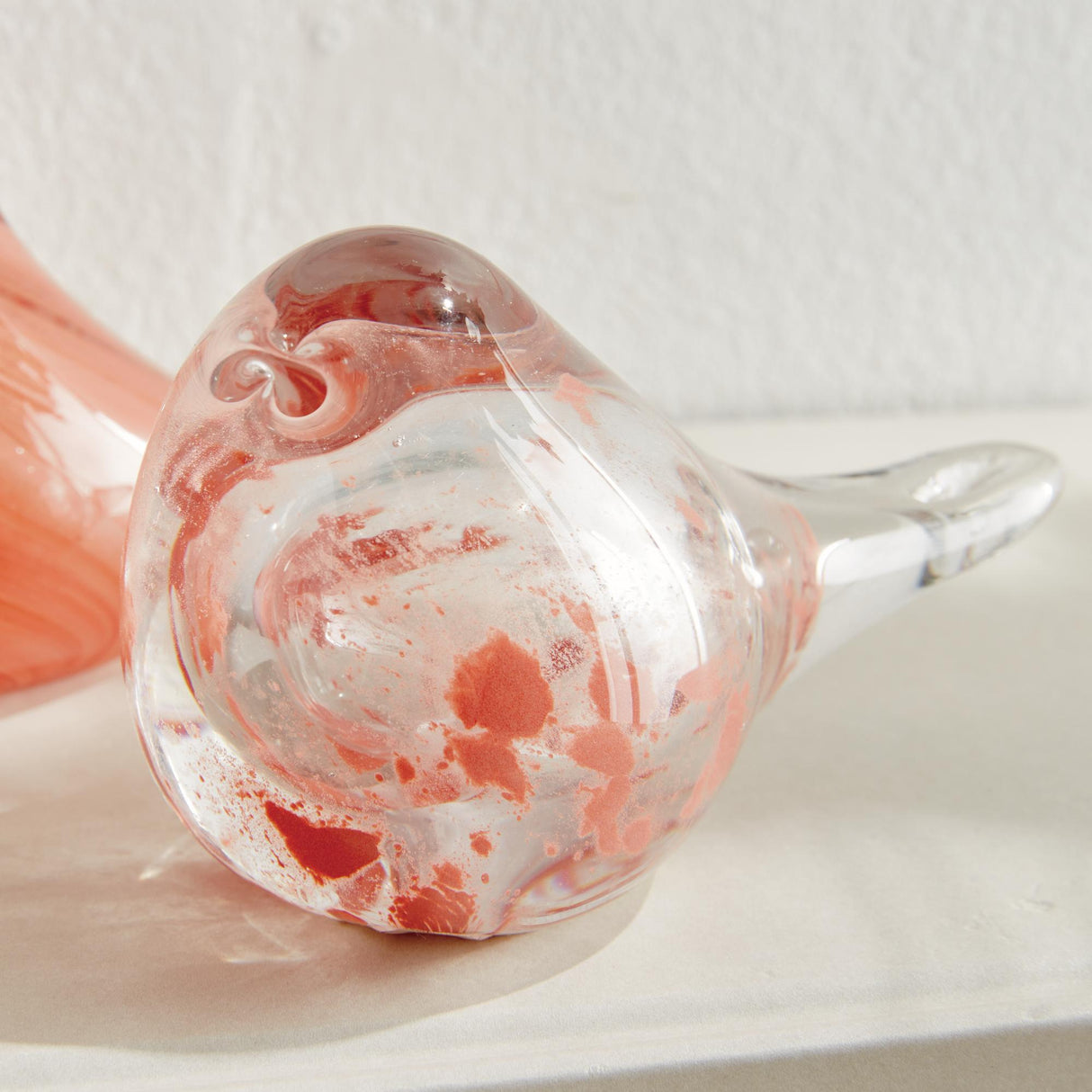Napa Transparent Melon LITTLE FINCHES, SET OF 2