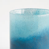 Napa Blue Ombre BARCLAY BUTERA DEL MAR GLASS HURRICANE