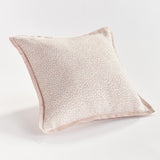 Napa Blush/White BRITT SQUARE INDOOR-OUTDOOR PILLOW 20"
