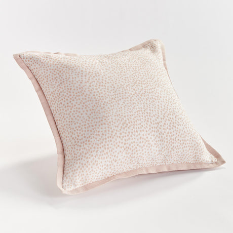 Napa Blush/White BRITT SQUARE INDOOR-OUTDOOR PILLOW 20"