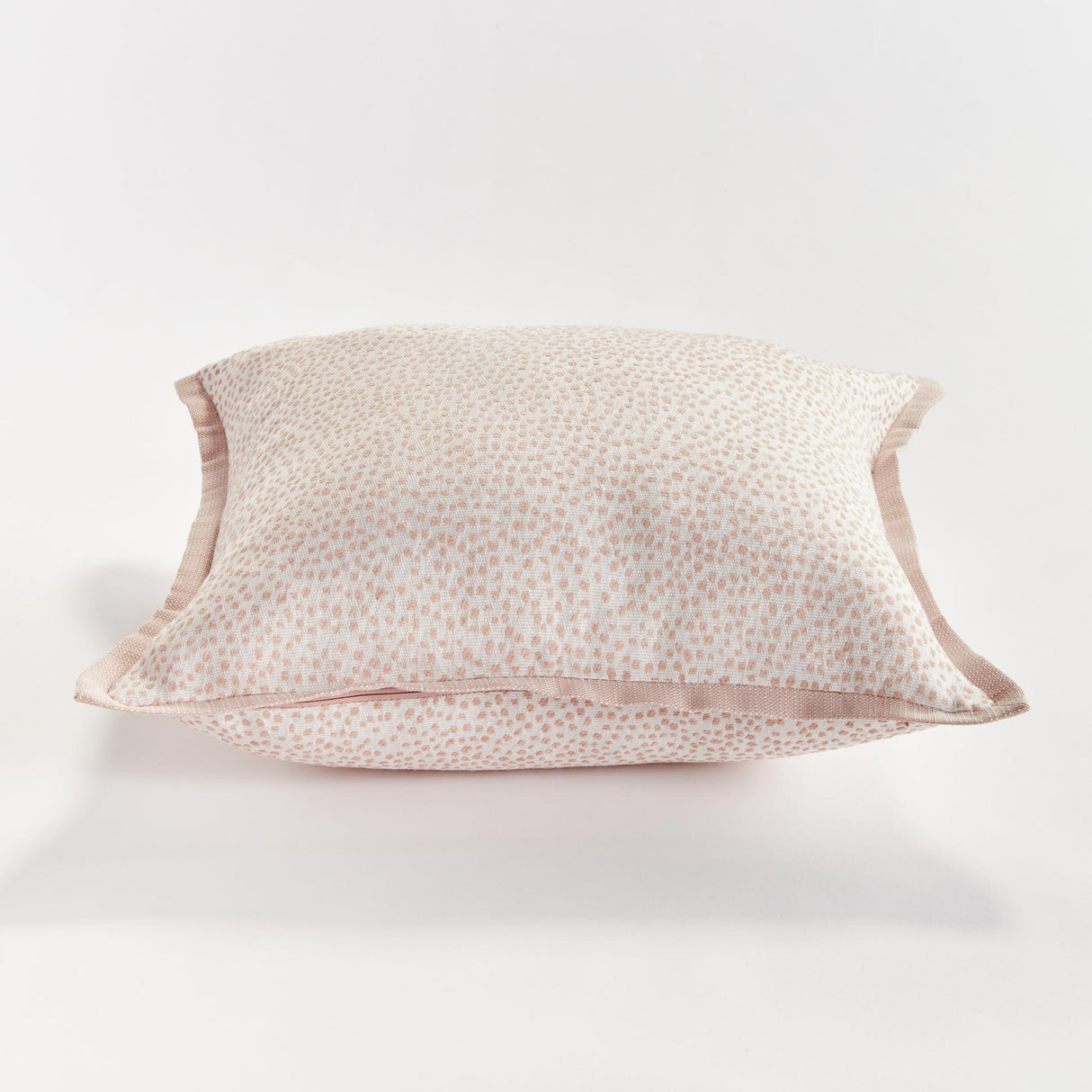 Napa Blush/White BRITT SQUARE INDOOR-OUTDOOR PILLOW 20"