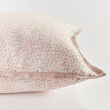 Napa Blush/White BRITT SQUARE INDOOR-OUTDOOR PILLOW 20"