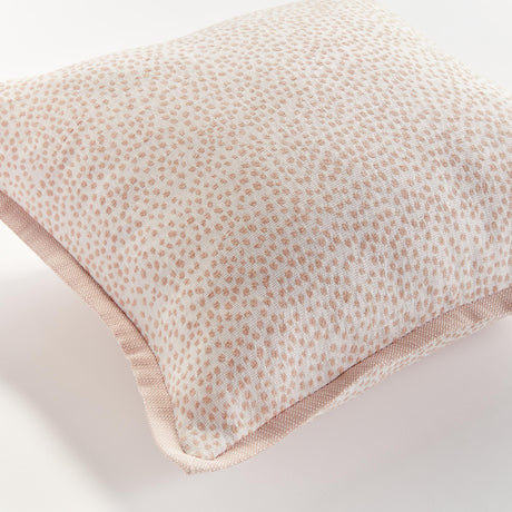 Napa Blush/White BRITT SQUARE INDOOR-OUTDOOR PILLOW 20"