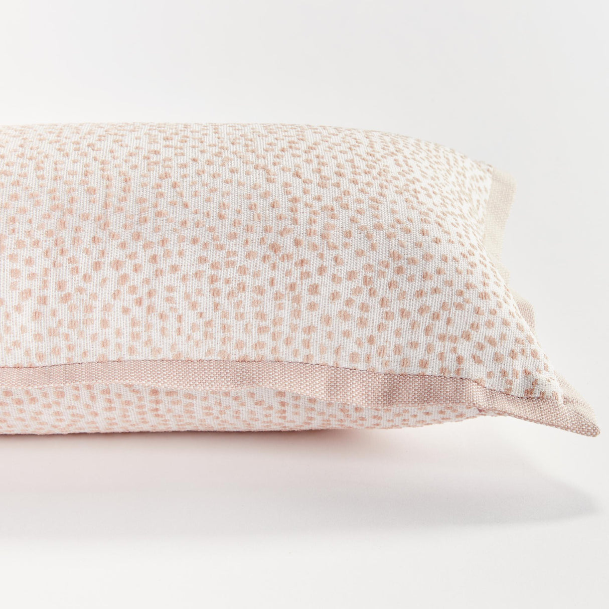Napa Blush/White BRITT LUMBAR INDOOR-OUTDOOR PILLOW