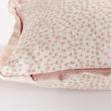 Napa Blush/White BRITT LUMBAR INDOOR-OUTDOOR PILLOW