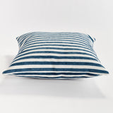 Napa Dark Blue GRANT SQUARE INDOOR-OUTDOOR PILLOW 24"