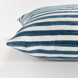 Napa Dark Blue GRANT SQUARE INDOOR-OUTDOOR PILLOW 24"