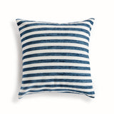 Napa Dark Blue GRANT SQUARE INDOOR-OUTDOOR PILLOW 20"