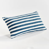 Napa Dark Blue GRANT LUMBAR INDOOR-OUTDOOR PILLOW
