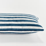 Napa Dark Blue GRANT LUMBAR INDOOR-OUTDOOR PILLOW