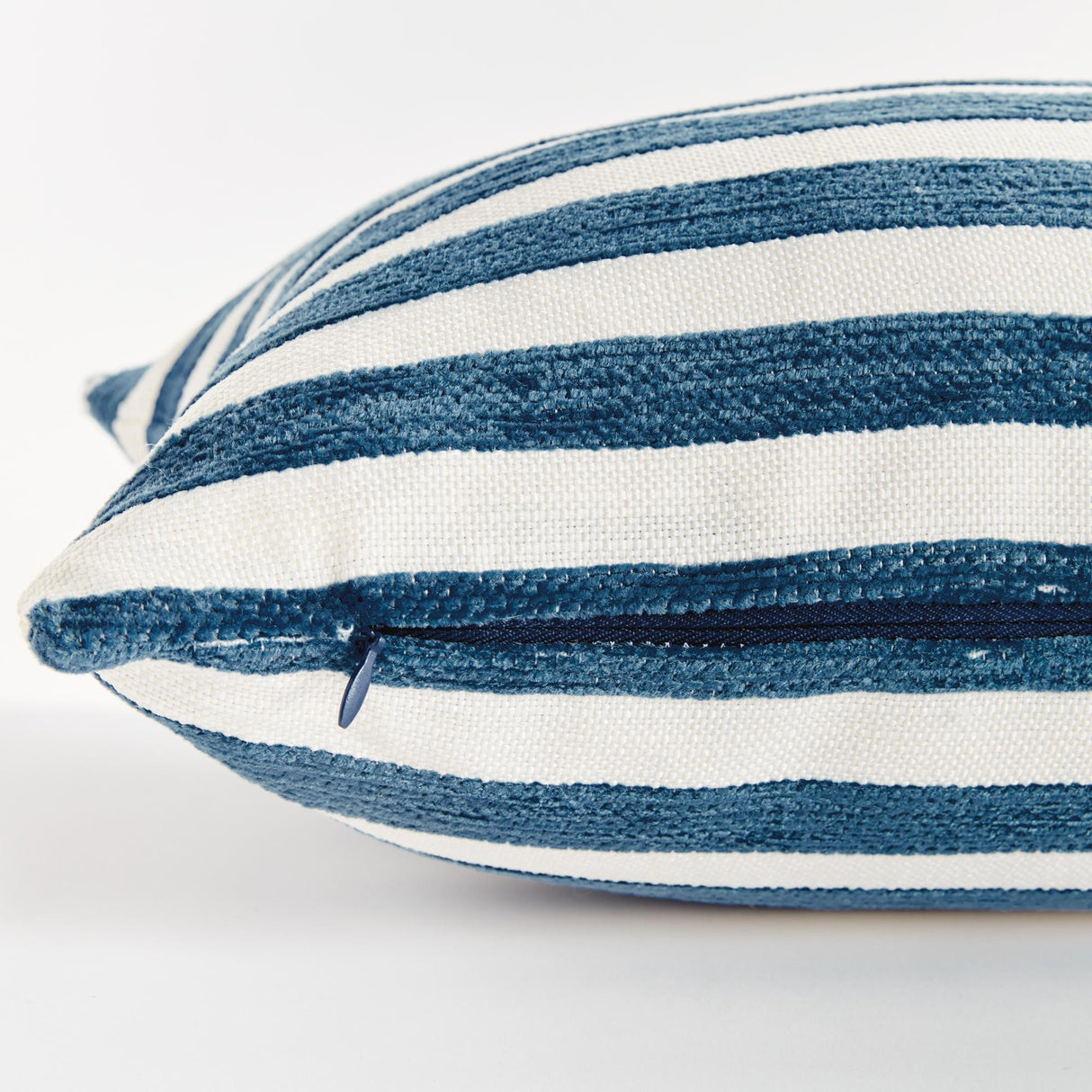 Napa Dark Blue GRANT LUMBAR INDOOR-OUTDOOR PILLOW