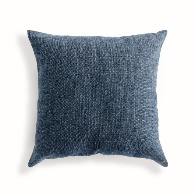 Napa Dark Blue BEVIN SQUARE INDOOR-OUTDOOR PILLOW 20"