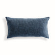 Napa Dark Blue BEVIN LUMBAR INDOOR-OUTDOOR PILLOW