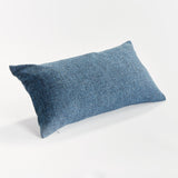 Napa Dark Blue BEVIN LUMBAR INDOOR-OUTDOOR PILLOW