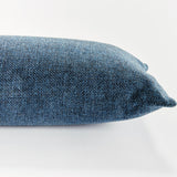 Napa Dark Blue BEVIN LUMBAR INDOOR-OUTDOOR PILLOW