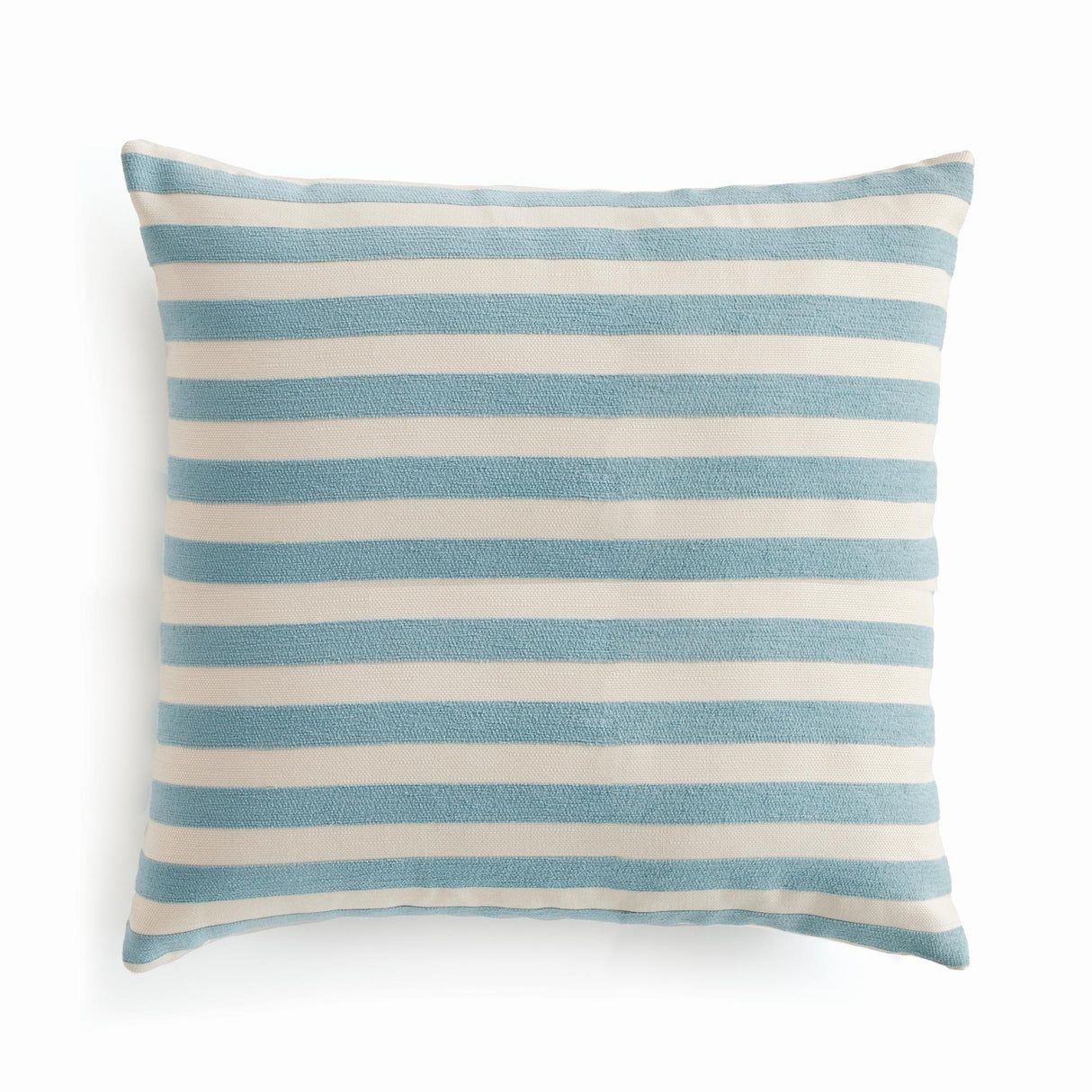 Napa Blue/Ecru GRANT SQUARE INDOOR-OUTDOOR PILLOW 24"