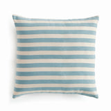 Napa Blue/Ecru GRANT SQUARE INDOOR-OUTDOOR PILLOW 24"