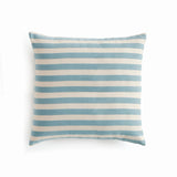Napa Blue/Ecru GRANT SQUARE INDOOR-OUTDOOR PILLOW 20"