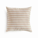 Napa Khaki/Cream GRANT SQUARE INDOOR-OUTDOOR PILLOW 20"