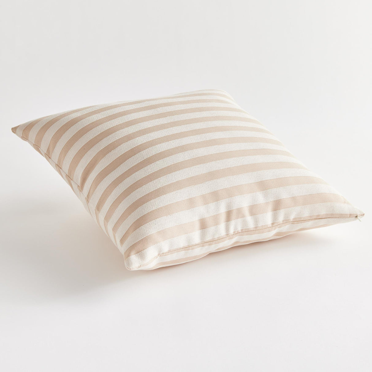 Napa Khaki/Cream GRANT SQUARE INDOOR-OUTDOOR PILLOW 20"