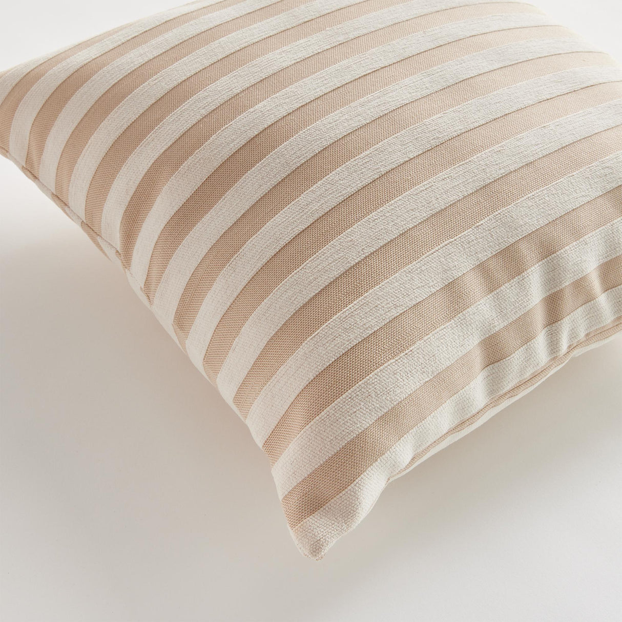 Napa Khaki/Cream GRANT SQUARE INDOOR-OUTDOOR PILLOW 20"