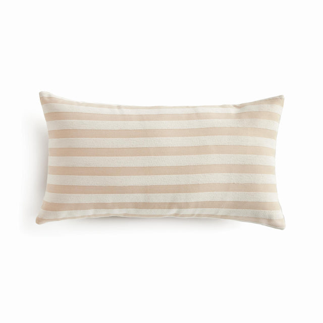 Napa Khaki/Cream GRANT LUMBAR INDOOR-OUTDOOR PILLOW