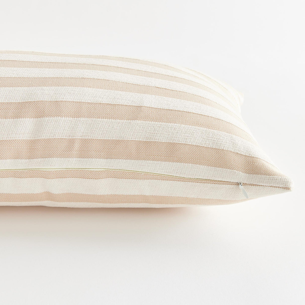 Napa Khaki/Cream GRANT LUMBAR INDOOR-OUTDOOR PILLOW