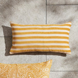Napa Goldenrod/Cream GRANT LUMBAR INDOOR-OUTDOOR PILLOW