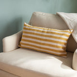 Napa Goldenrod/Cream GRANT LUMBAR INDOOR-OUTDOOR PILLOW