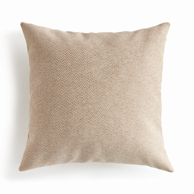 Napa Oatmeal BLAKE SQUARE INDOOR-OUTDOOR PILLOW 24"