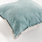 Napa Prussian Blue/Light Blue SORA SQUARE INDOOR-OUTDOOR PILLOW 20"