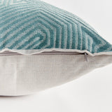 Napa Prussian Blue/Light Blue SORA SQUARE INDOOR-OUTDOOR PILLOW 20"