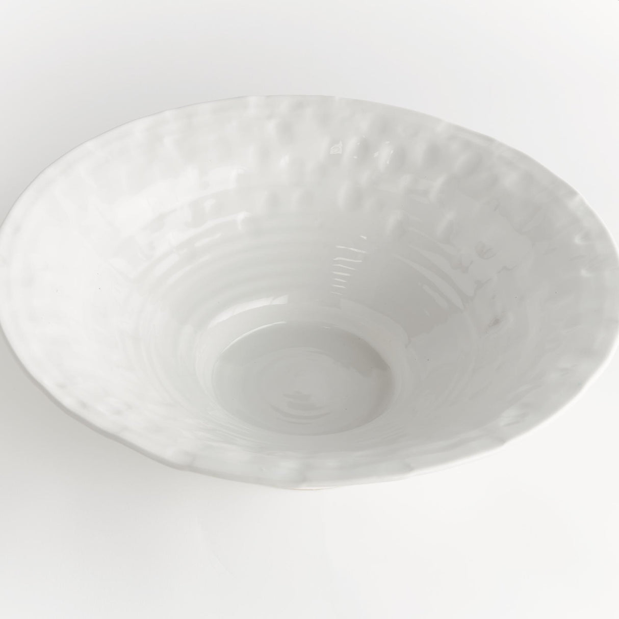 Napa White BARCLAY BUTERA SORRENTO DECORATIVE BOWL LARGE