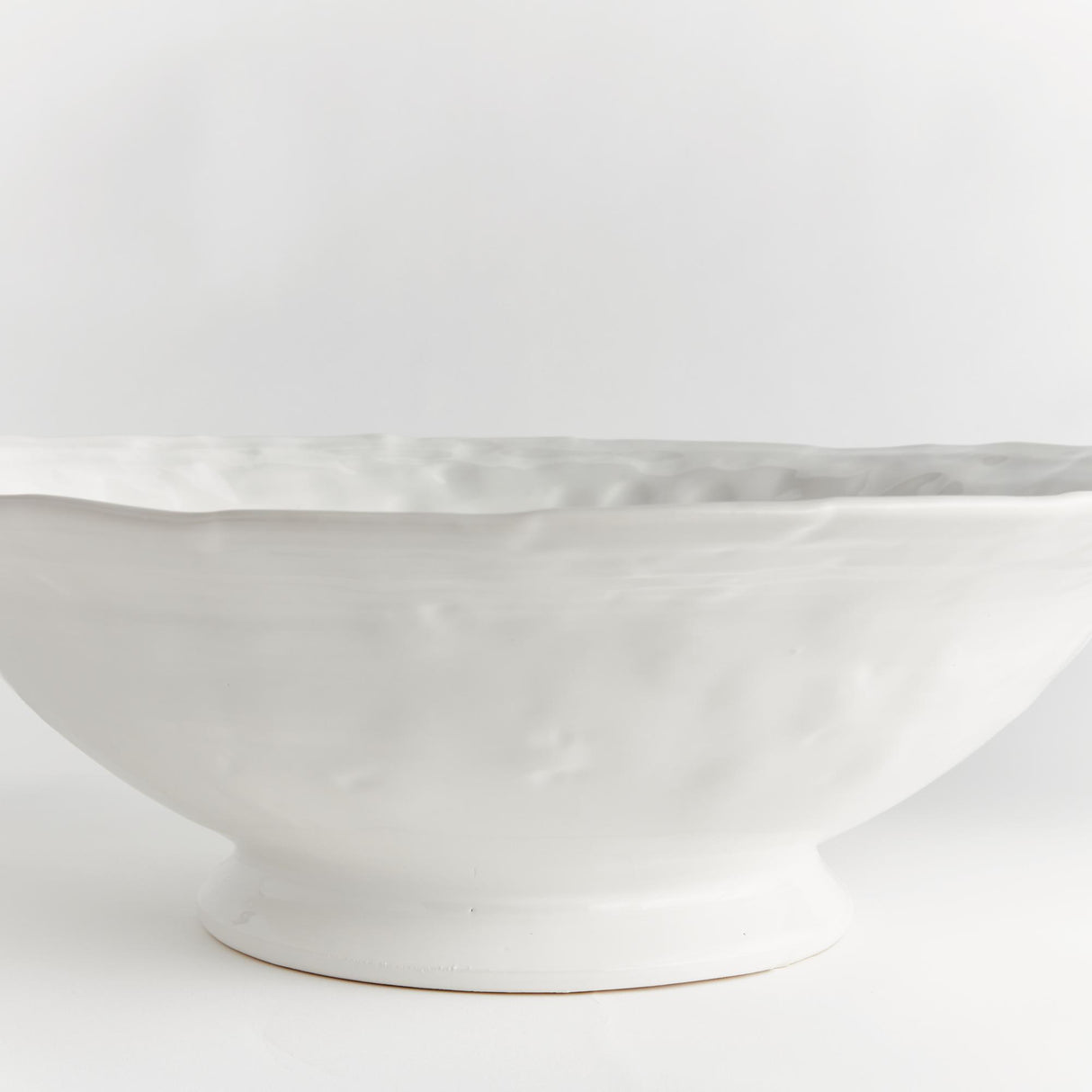 Napa White BARCLAY BUTERA SORRENTO DECORATIVE BOWL LARGE