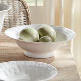 Napa White BARCLAY BUTERA SORRENTO DECORATIVE BOWL LARGE