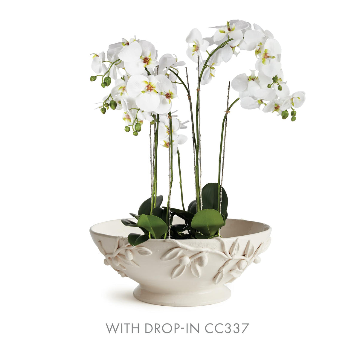 Napa White OLIVELLA FOOTED BOWL